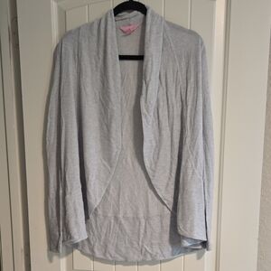 Lilly Pulitzer Grey Open Cardigan